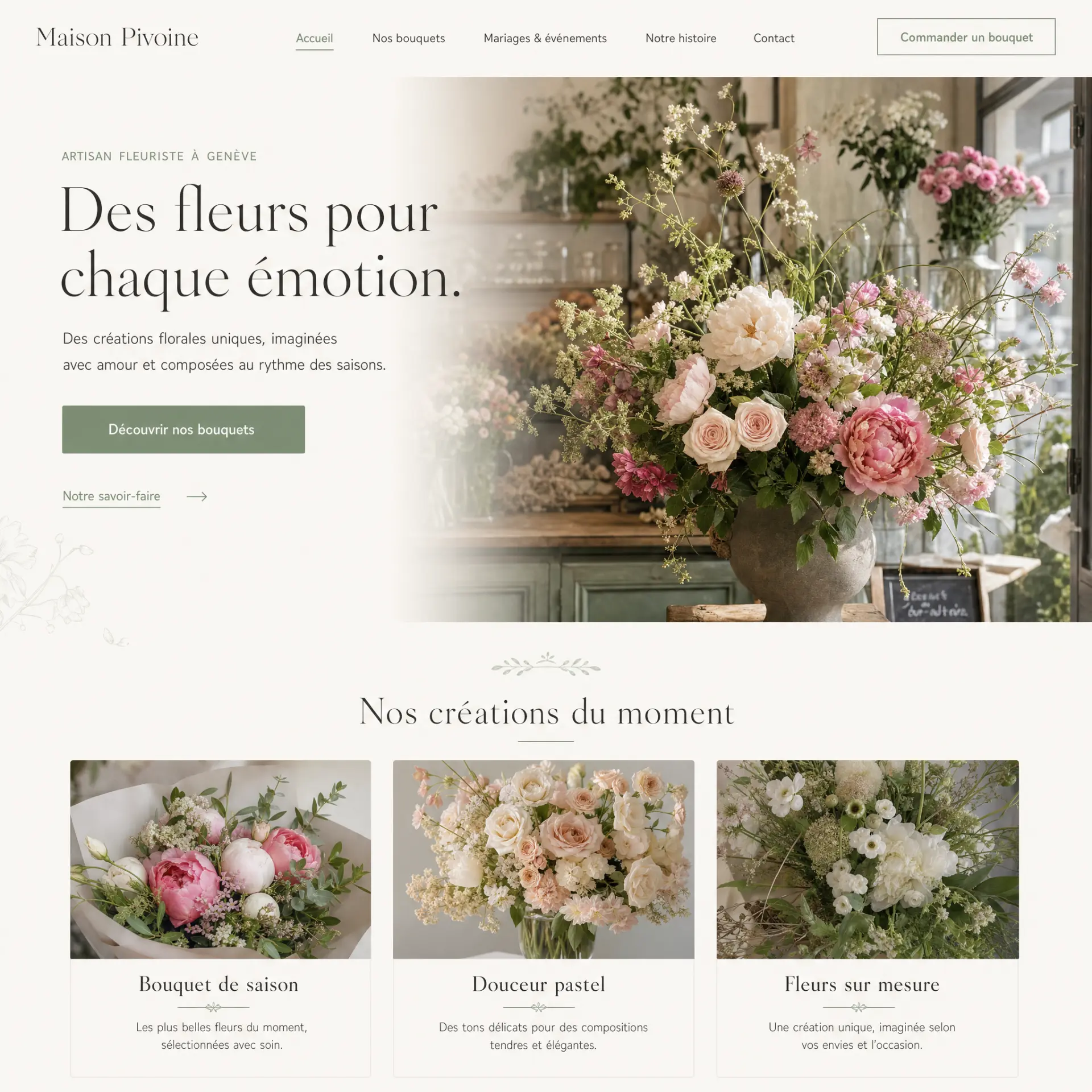 Maison Pivoine